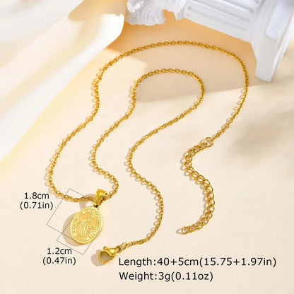 Collar de la Virgen · Acabado Dorado Premium