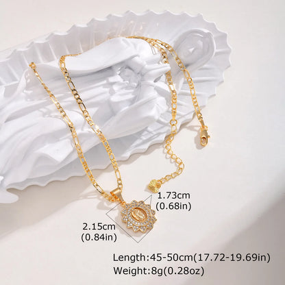 Collar de la Virgen · Acabado Dorado Premium