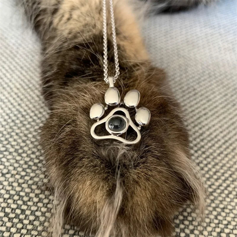Memorial Paw Necklace