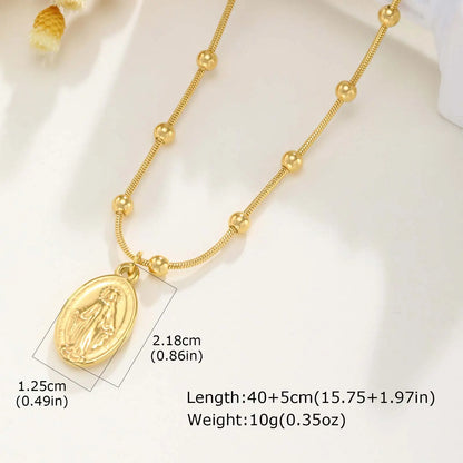 Collar de la Virgen · Acabado Dorado Premium
