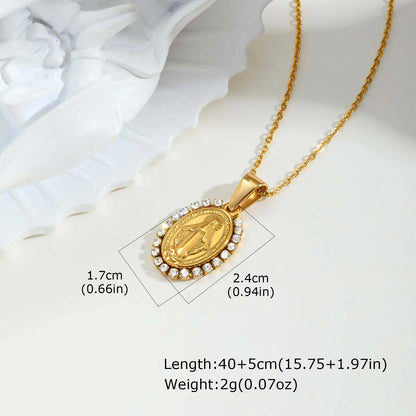 Collar de la Virgen · Acabado Dorado Premium