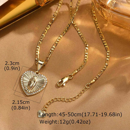 Collar de la Virgen · Acabado Dorado Premium
