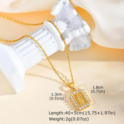 Collar de la Virgen · Acabado Dorado Premium